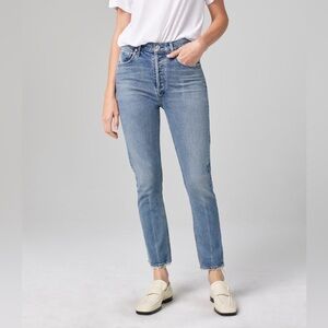 CITIZENS OF HUMANITY Jolene High Rise Straight in Dimple